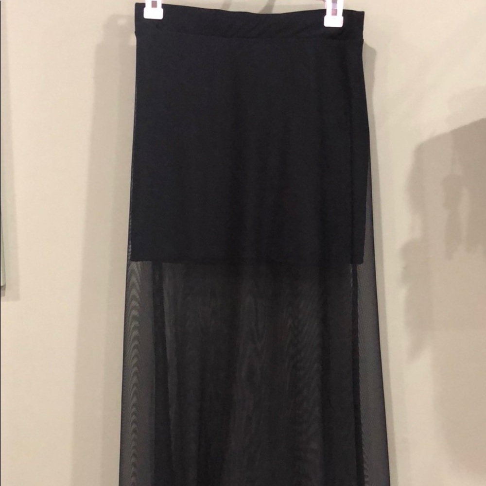 Sheer maxi skirt brand new